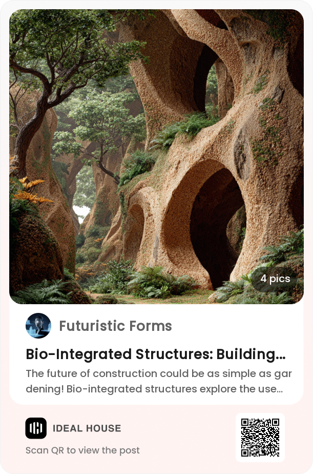 🏗️ Bio-Integrated Structures: Buildings Grown from Living Materials 🌿