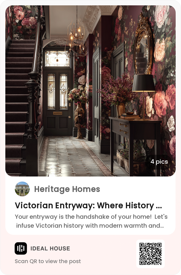 Victorian Entryway: Where History Meets a Modern Welcome 🏡