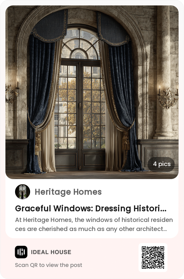 Graceful Windows: Dressing Historical Panes for Maximum Charm 🖼️