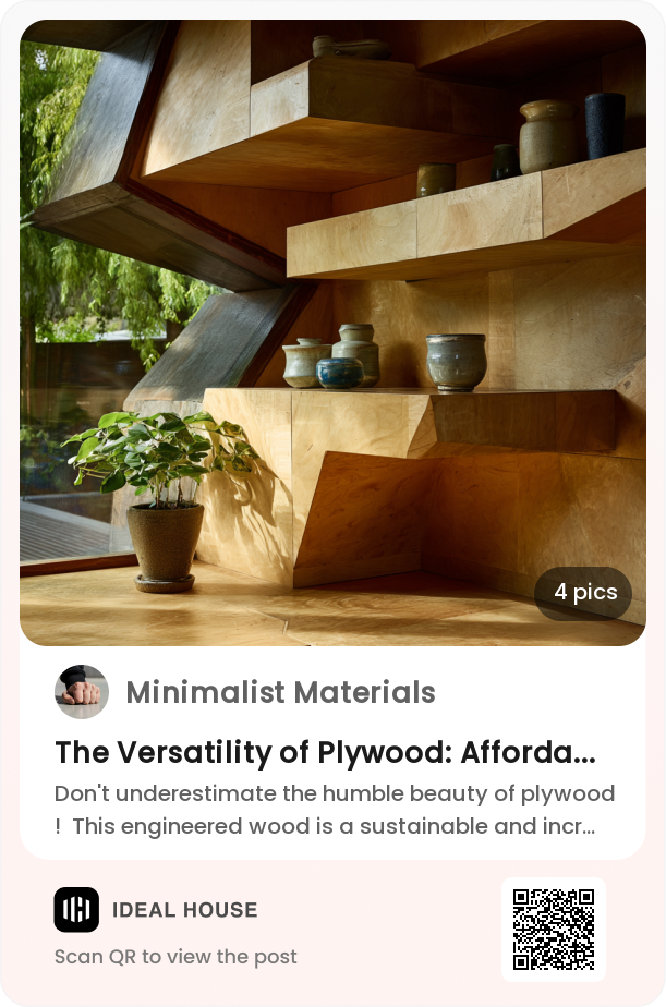 The Versatility of Plywood: Affordable & Aesthetic for Modern Homes 🌳