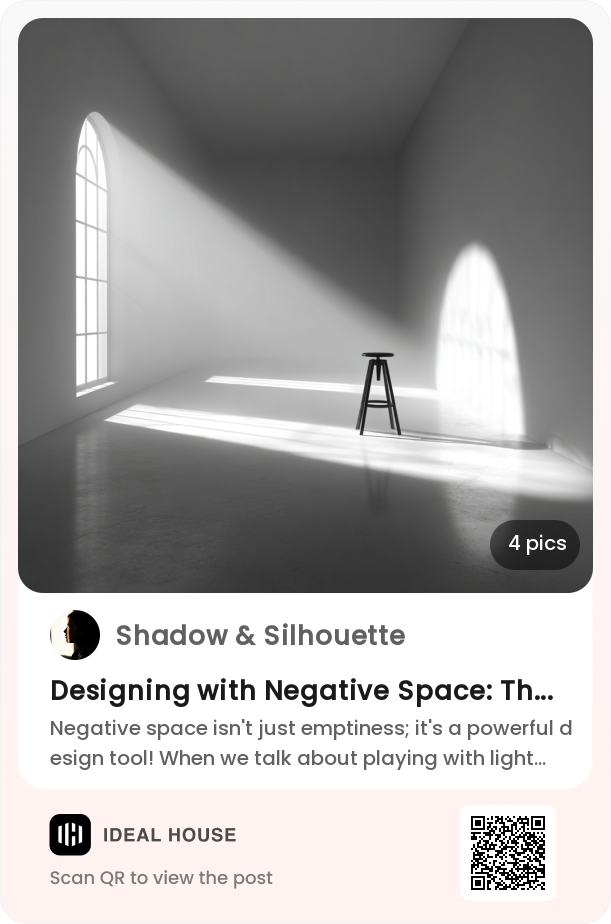 Designing with Negative Space: The Power of Shadow 👤