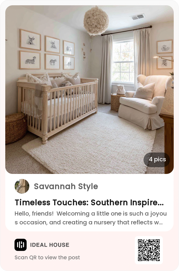 Timeless Touches: Southern Inspired Nursery Decor 🧸